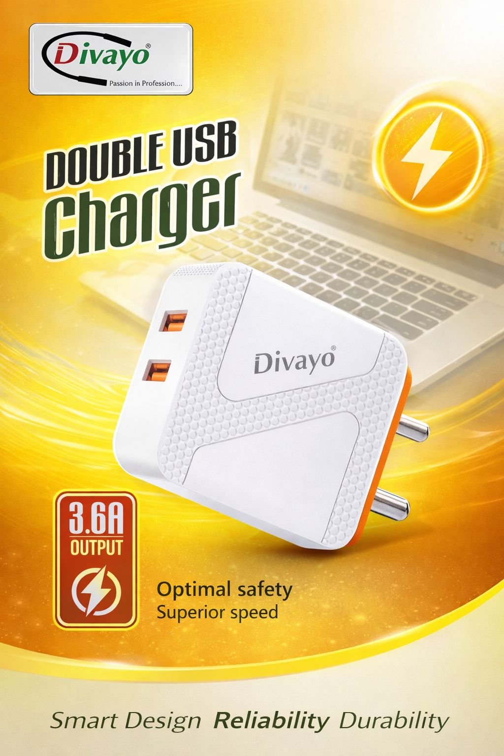 DV - 70 CHARGER DOUBLE USB
